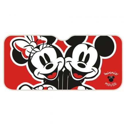 Disney Minnie, Mickey alumínium autós napellenző, napvédő első szélvédőre 130x70 cm