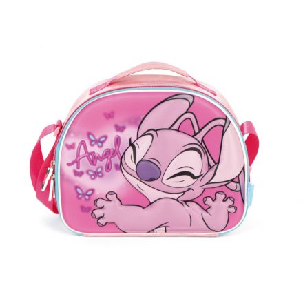 Disney Lilo és Stitch, A csillagkutya Pink Angel 3D thermo uzsonnás táska 26 cm