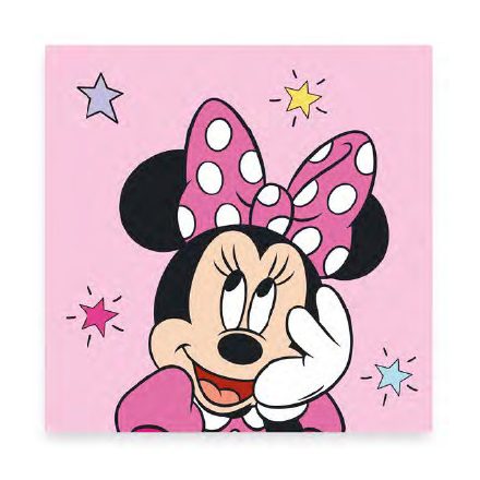 Disney Minnie Star kéztörlő, arctörlő, törölköző 30x30cm