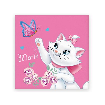 Disney Marie cica Butterfly kéztörlő, arctörlő, törölköző 30x30cm