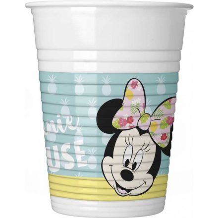 Disney Minnie Tropical műanyag pohár 8 db-os 200 ml