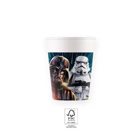 Star Wars Galaxy papír pohár 8 db-os 200 ml FSC